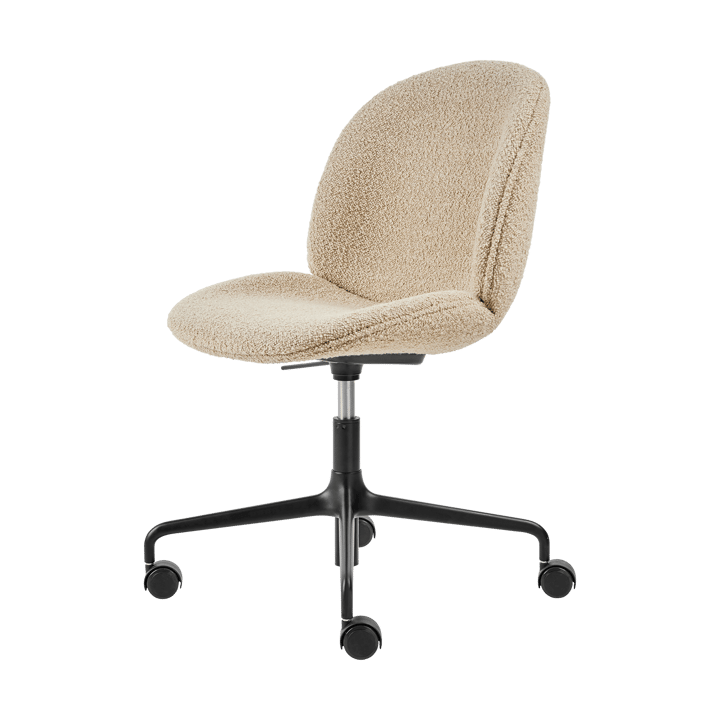 Beetle Meeting Chair toimistotuoli kokoverhoiltu - Karakorum dedar 003-mustilla jaloilla - GUBI