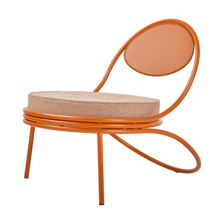 Copacabana Outdoor Lounge Chair verhoiltu istuinosa - Lorkey limonta 44-international orange - GUBI