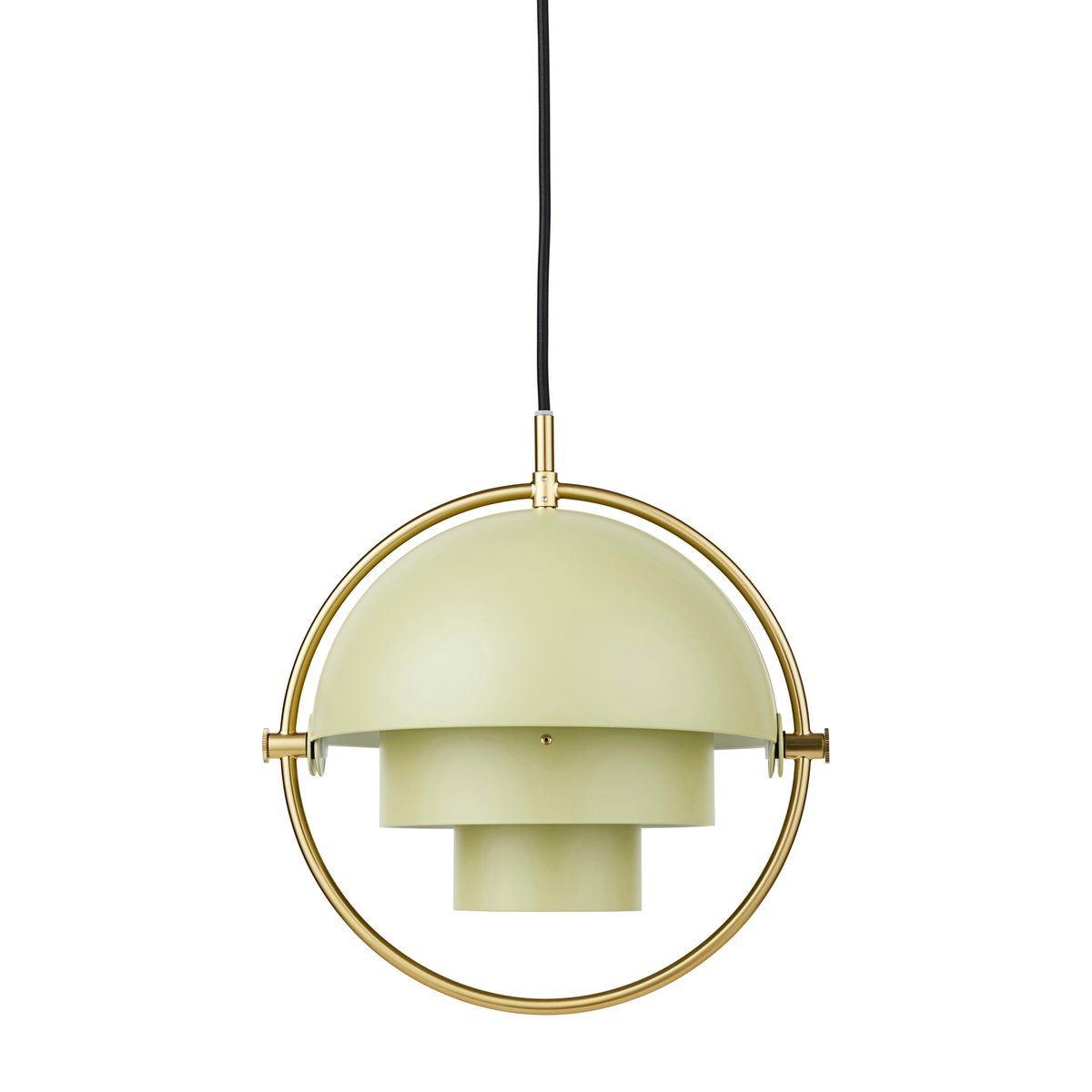 Gubi Multi-Lite kattolamppu small Brass-desert sage