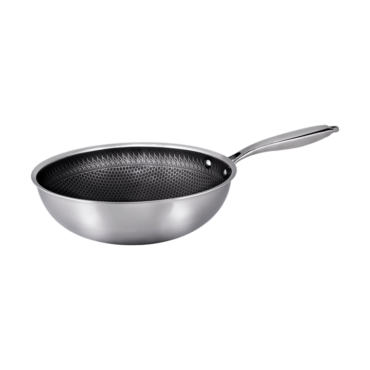 Hâws Santo hybrid pinnoitettu wok-pannu 28 cm - Ruostumaton teräs - Hâws