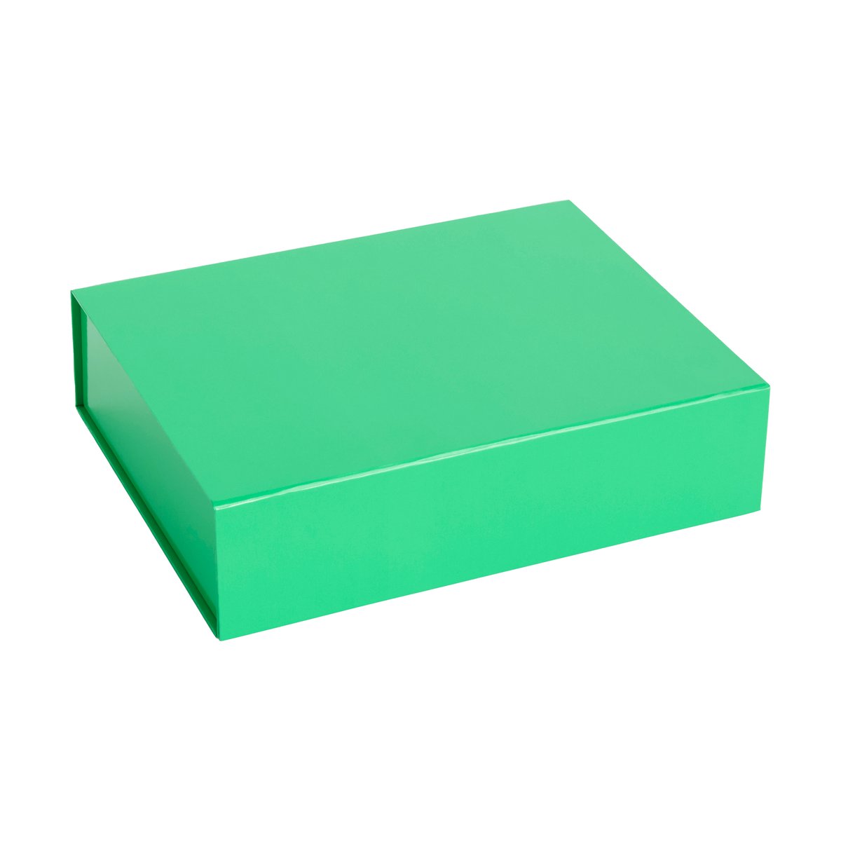 HAY Colour Storage S kannellinen laatikko 25,5×33 cm Vibrant green