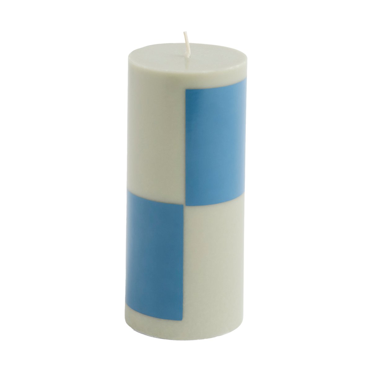 HAY Column Candle pöytäkynttilä small 15 cm Grey-blue