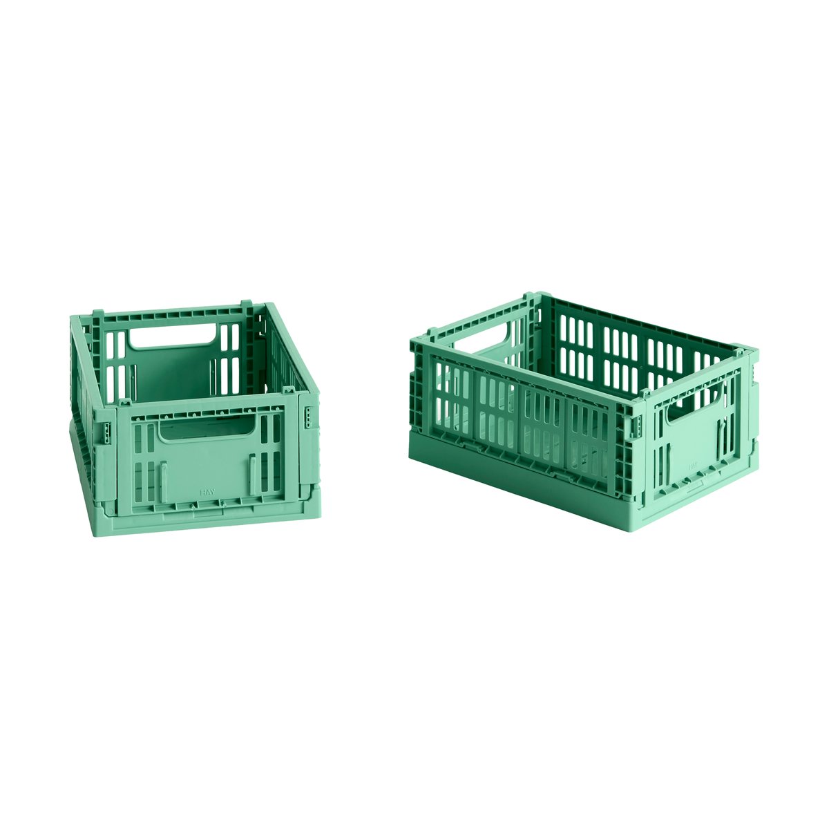 HAY HAY Colour Crate Mini 2-pack 13×17 cm Dark mint