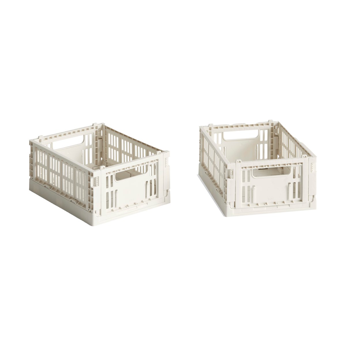 HAY HAY Colour Crate Mini 2-pack 13×17 cm Off white