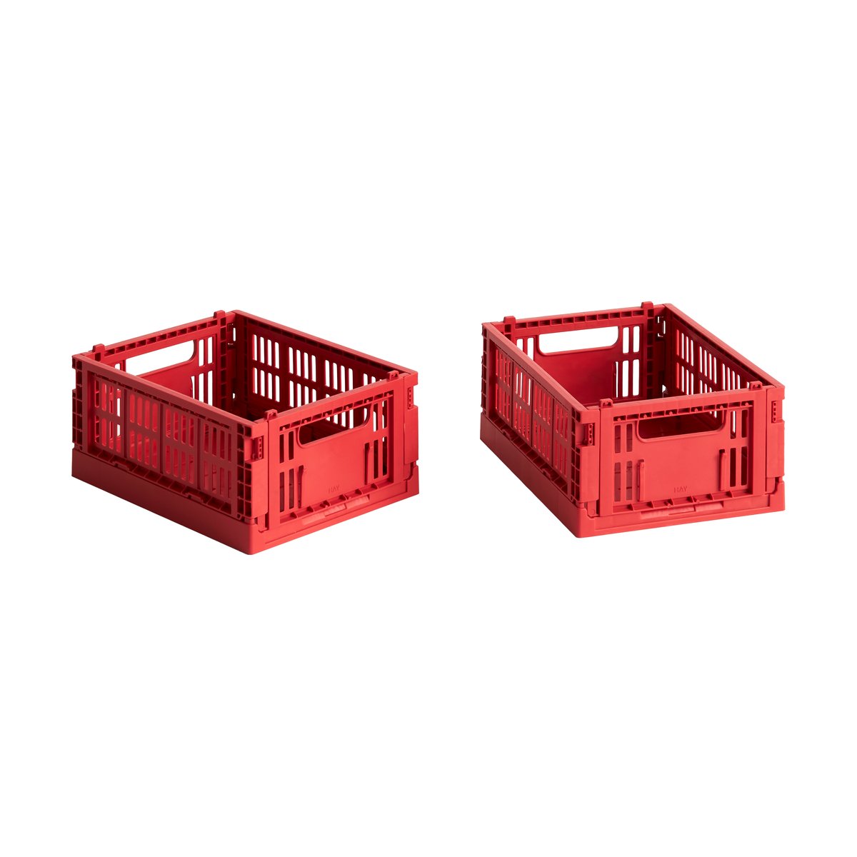 HAY HAY Colour Crate Mini 2-pack 13×17 cm Red