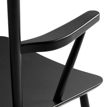 J42 nojatuoli - Black lacquered beech - HAY