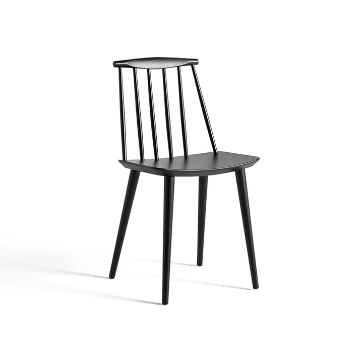 J77 tuoli - Black lacquered beech - HAY