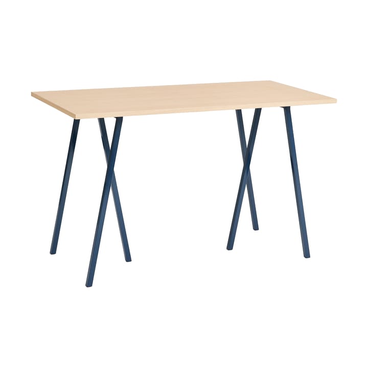 Loop Stand incl. support baaripöytä 77,5x160 cm - Deep blue-clear lacq. oak - HAY