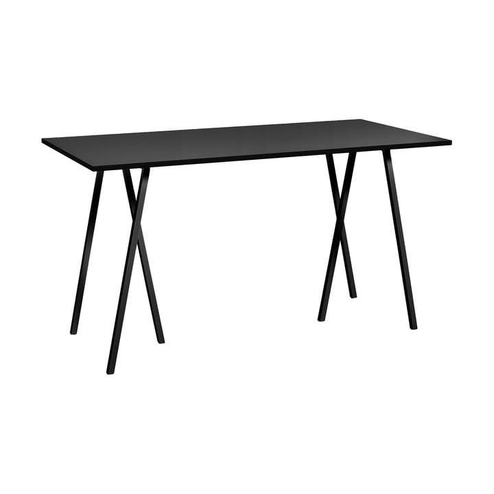 Loop Stand incl. support baaripöytä 87,5x180 cm - Black-black linoleum-black ash - HAY