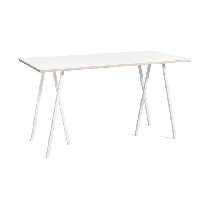 Loop Stand incl. support baaripöytä 87,5x180 cm - White-white laminate-plywood - HAY