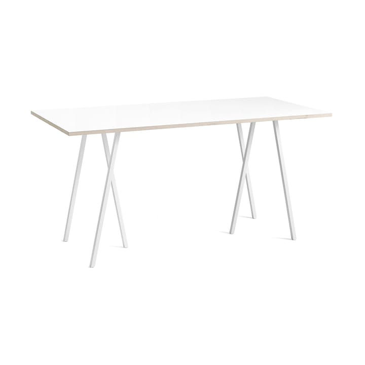 Loop Stand incl. support baaripöytä 92,5x200 cm - White-white laminate-plywood - HAY