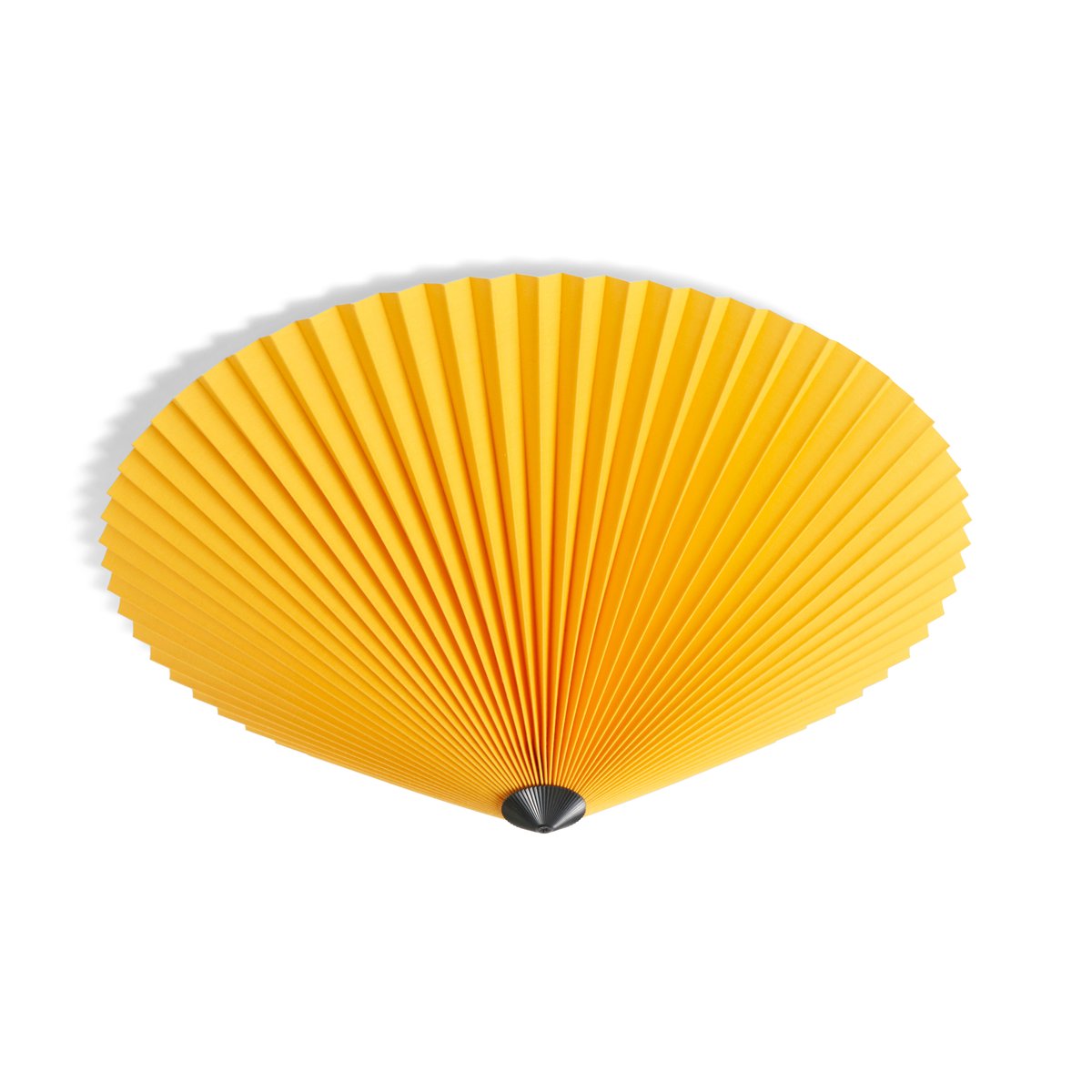 HAY Matin flush mount -plafondi Ø 50 cm Yellow shade