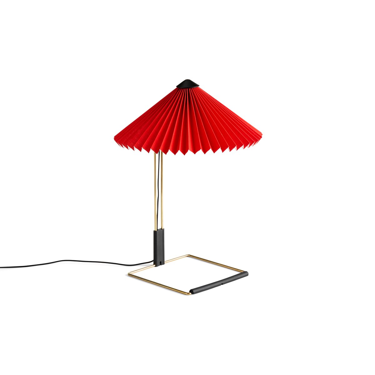 HAY Matin table pöytävalaisin Ø30 cm Bright red shade