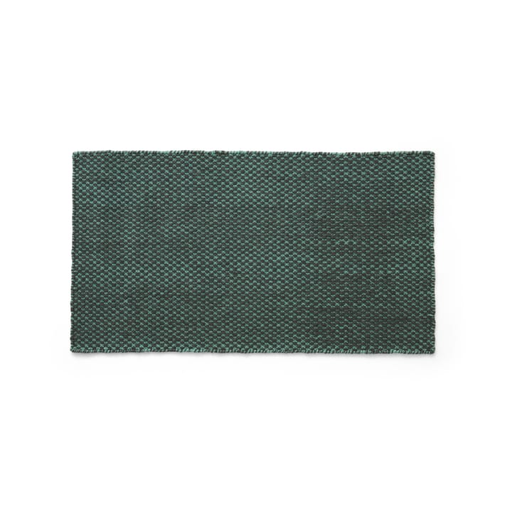 Moiré kelim-matto 52x95 cm - Emerald green - HAY