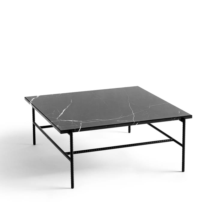 Rebar sohvapöytä 80x84x33 cm - Black marble-black - HAY