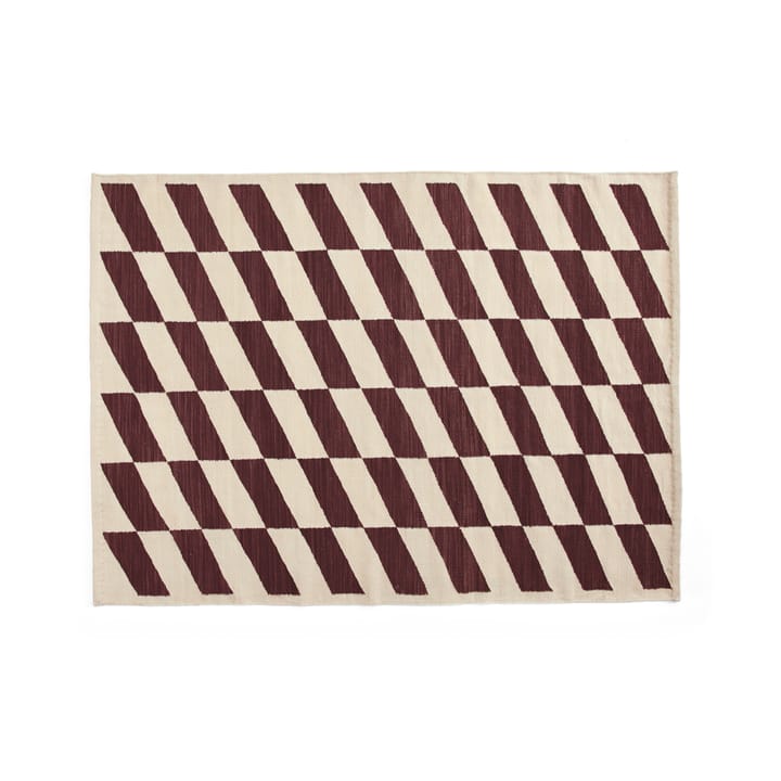 Shift Kelim matto 140x200 cm - Burgundy - HAY