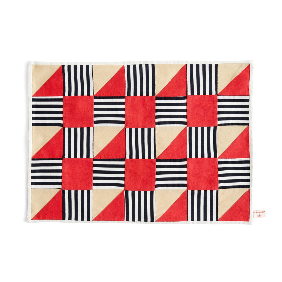 HAY Sobremesa pöytätabletti 31×45 cm Stripe red