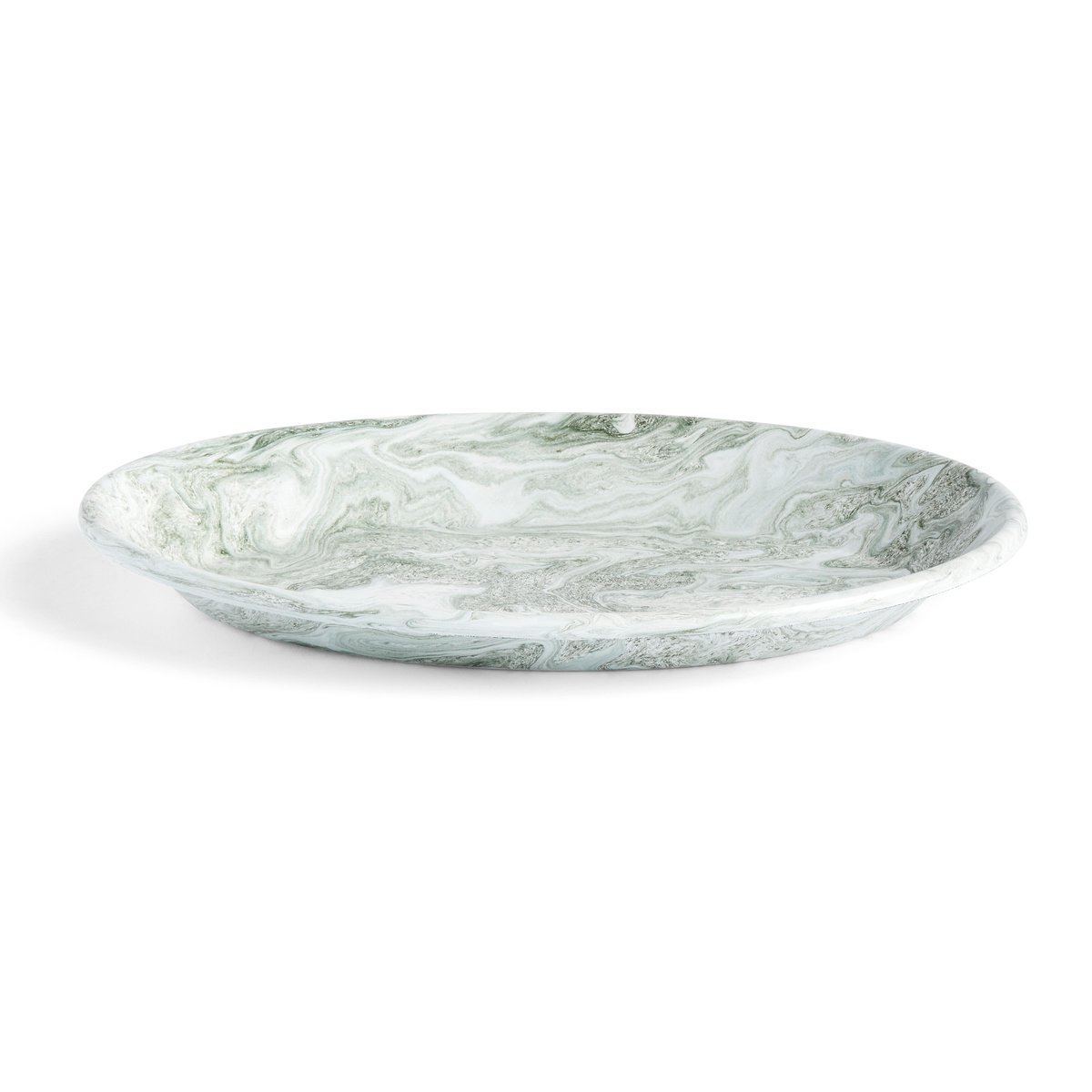 HAY Soft Ice oval -lautanen 21,5 x 31,5 cm Green