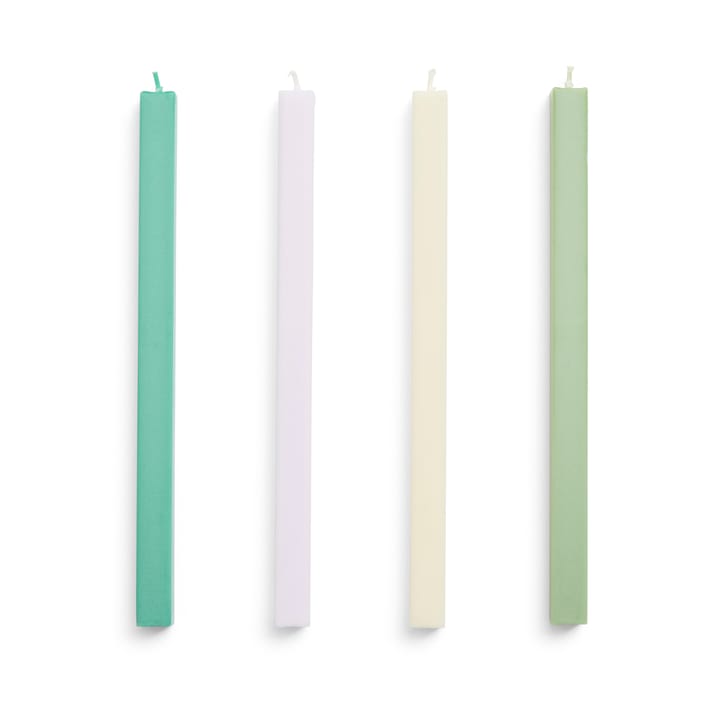 Square Candle kynttilä mix 4-pack - Pastel - HAY