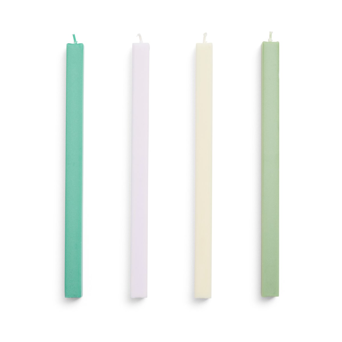 HAY Square Candle kynttilä mix 4-pack Pastel