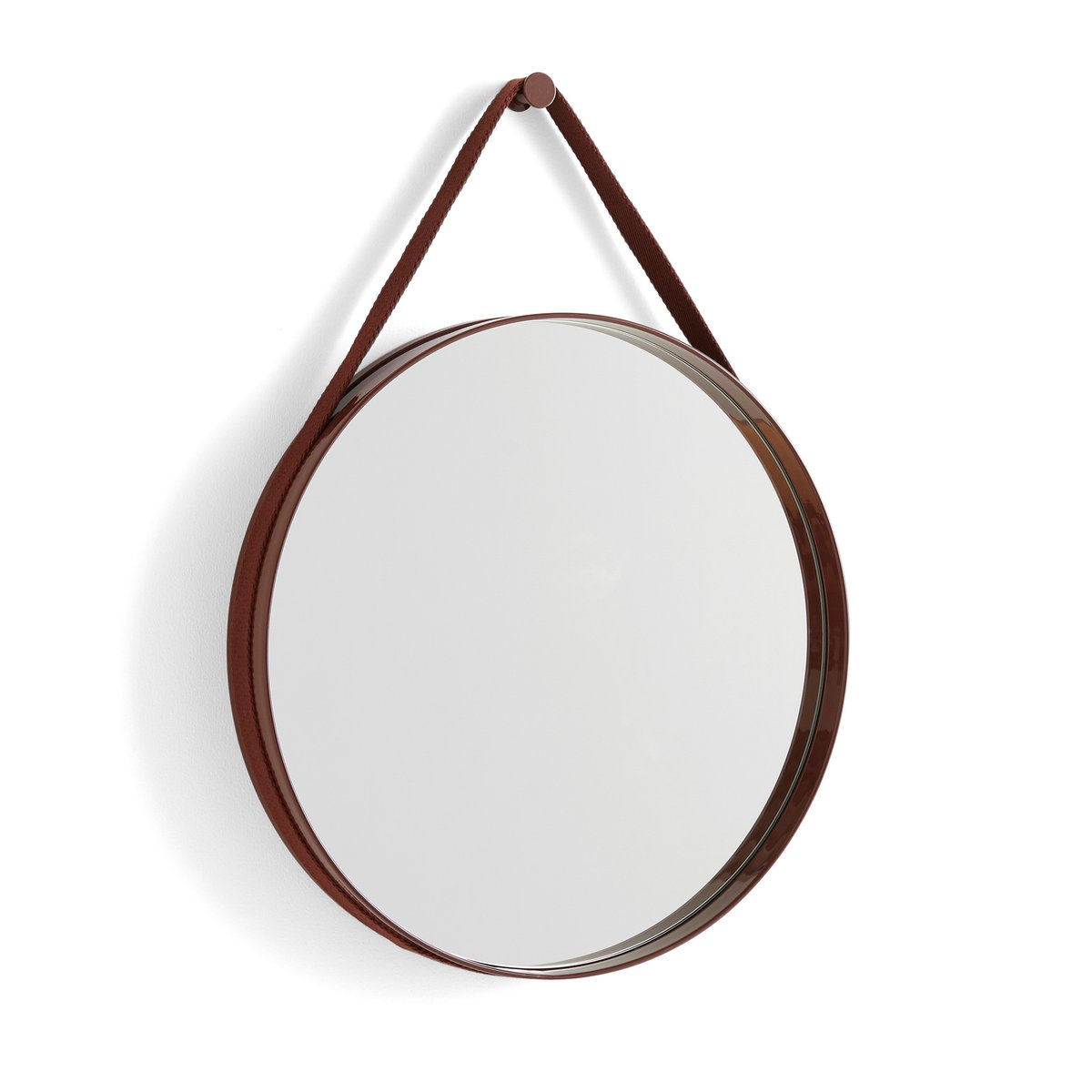 HAY Strap Mirror -peili Dark brown