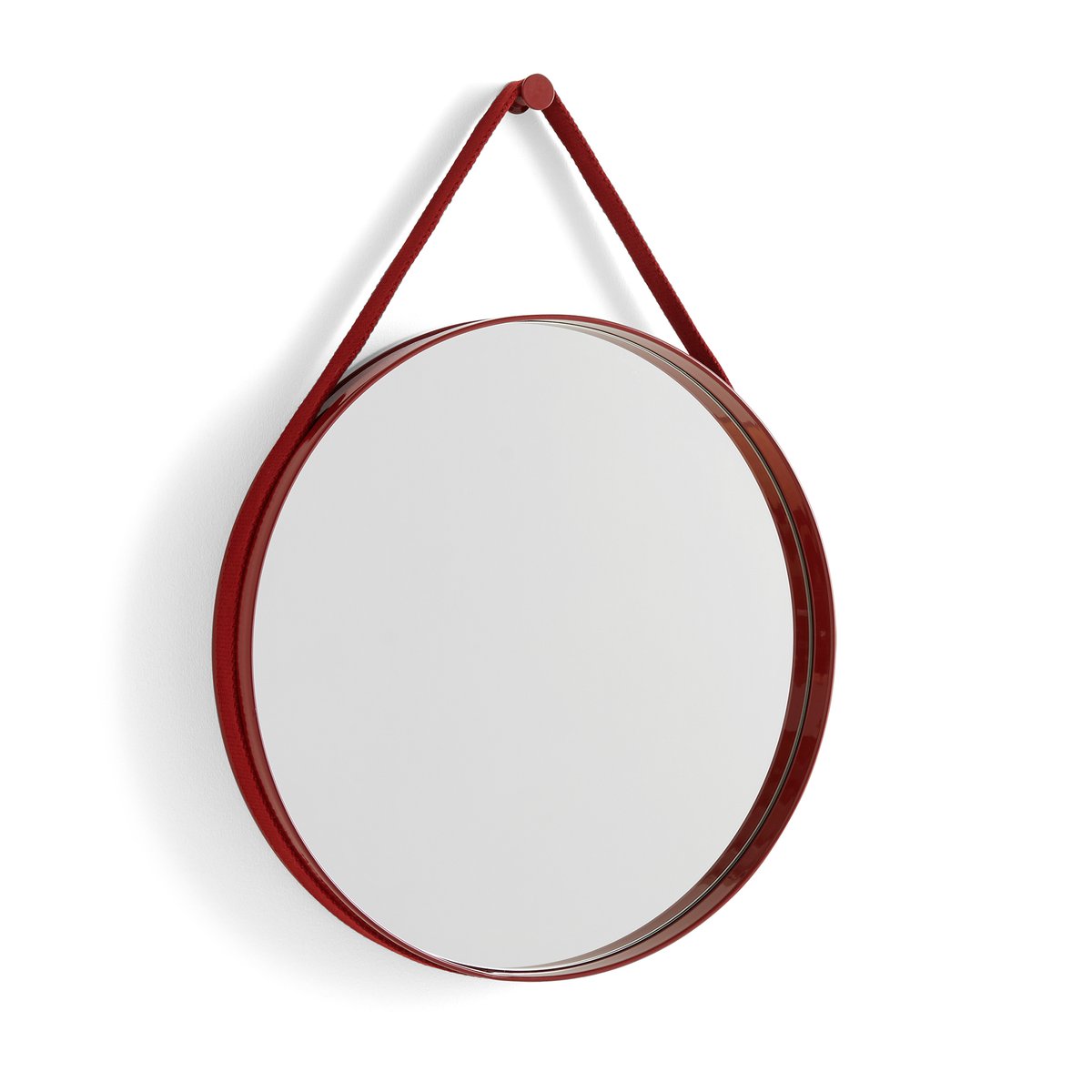 HAY Strap Mirror -peili Red