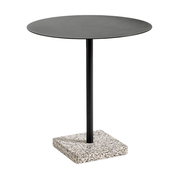 Terrazzo ruokapöytä Ø70 cm - Grey terrazzo-anthracite - HAY