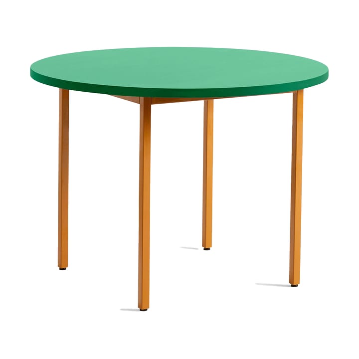 Two-Colour ruokapöytä Ø105 cm - Ochre-green mint - HAY