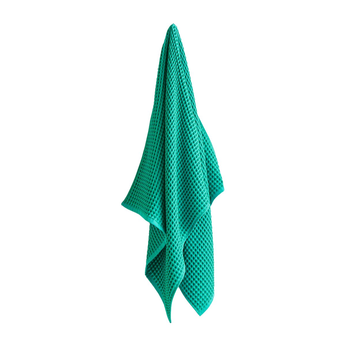 HAY Waffle kylpypyyhe 70 x 140 cm Emerald green