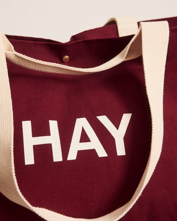 Weekend Bag Organic laukku L - Burgundy - HAY