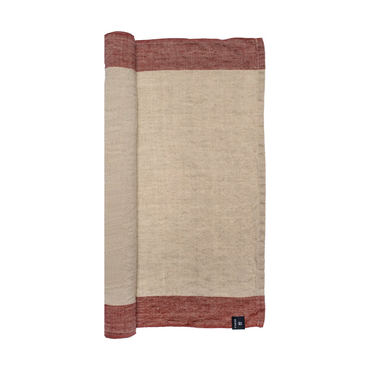 Himla Randolf kaitaliina 45 x 140 cm Lingonberry-natural