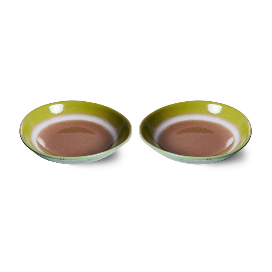 HKliving 70’s curry kulho 21,7×21 cm 2-pakkaus Upside down