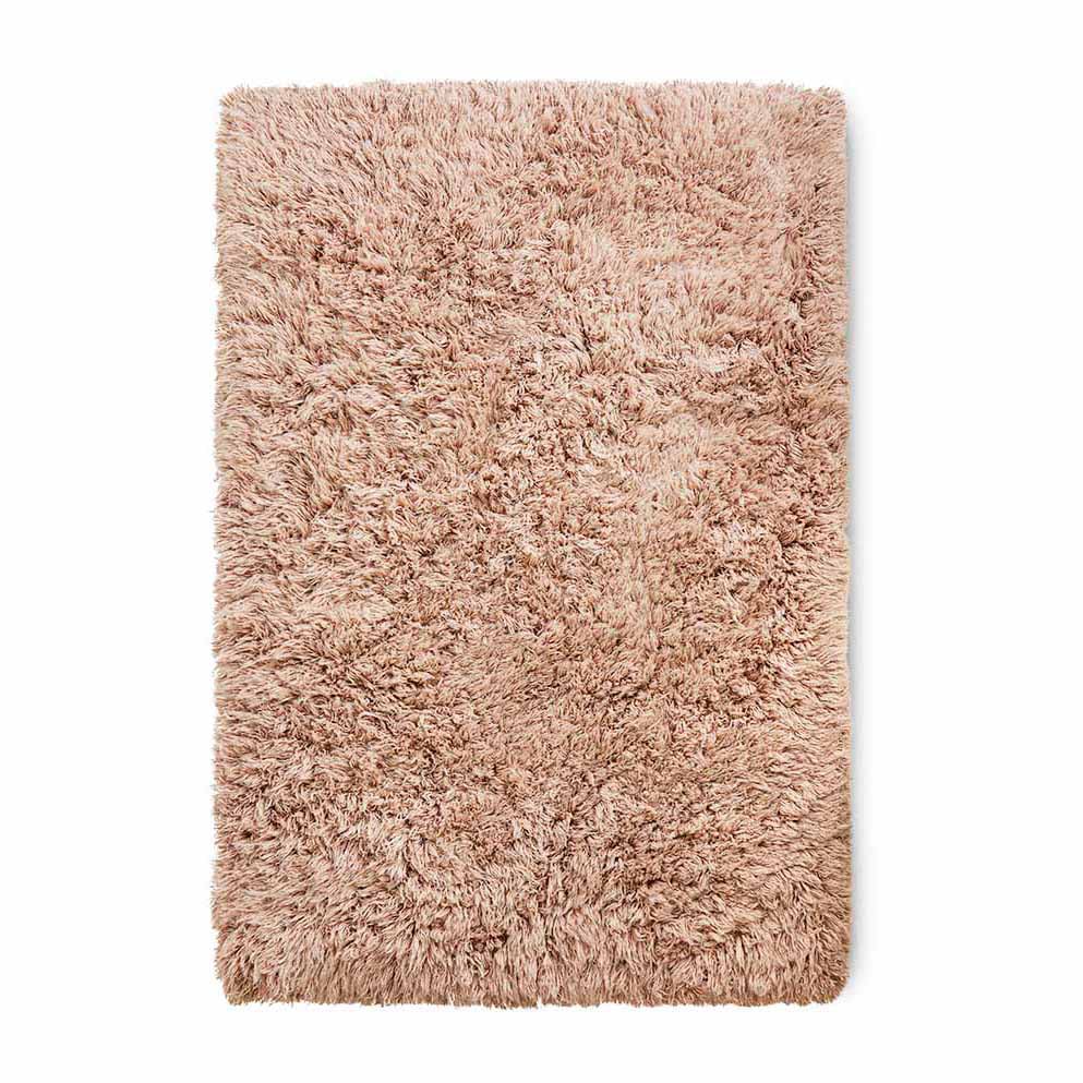 HKliving Fluffy matto 200 x 300 cm soft pink