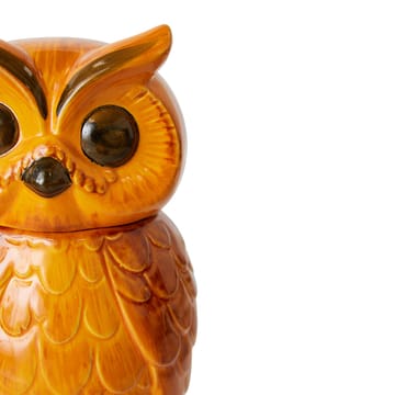 Keraaminen owl säilytyspurkki - Tangerine - HKliving