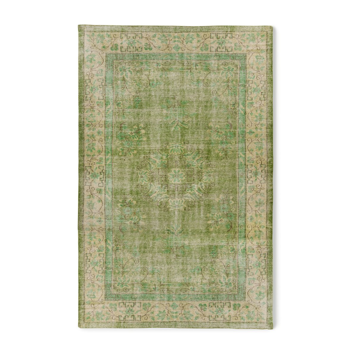 HKliving Wool villamatto 200 x 300 cm Green