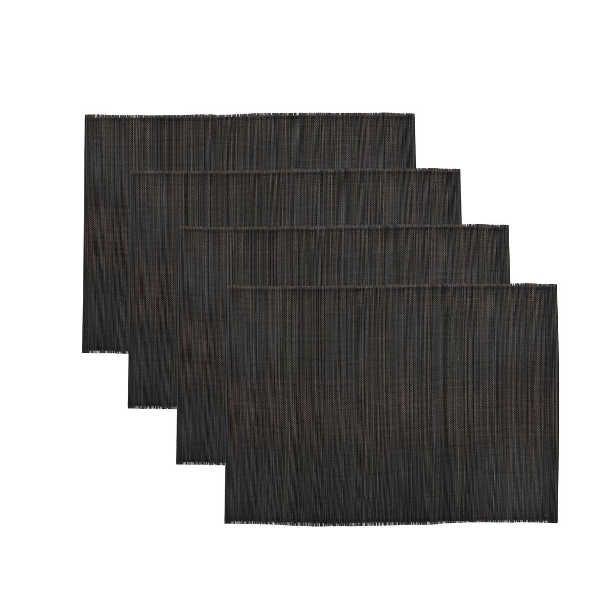 House Doctor Bamb pöytätabletti 33×45 cm 4-pakkaus Musta