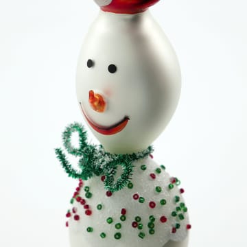 Frosty joulukuusenkoristeet 15,9 cm 3 kpl pakkaus - Valkoinen - House Doctor