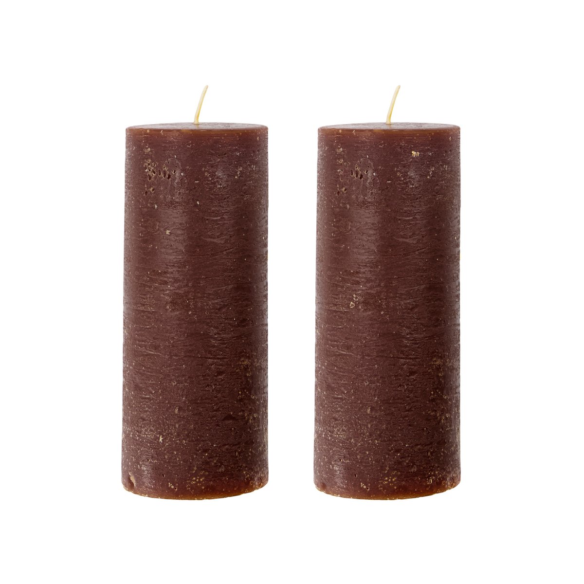 House Doctor Rustic Wax kynttilä 15 cm 2-pack Cognac