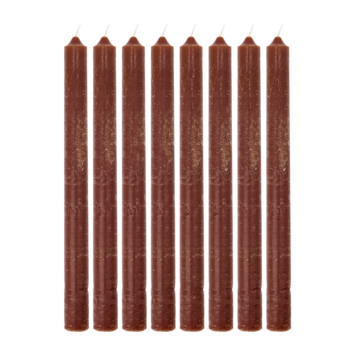 House Doctor Rustic Wax kynttilä 25 cm 8-pack Cognac