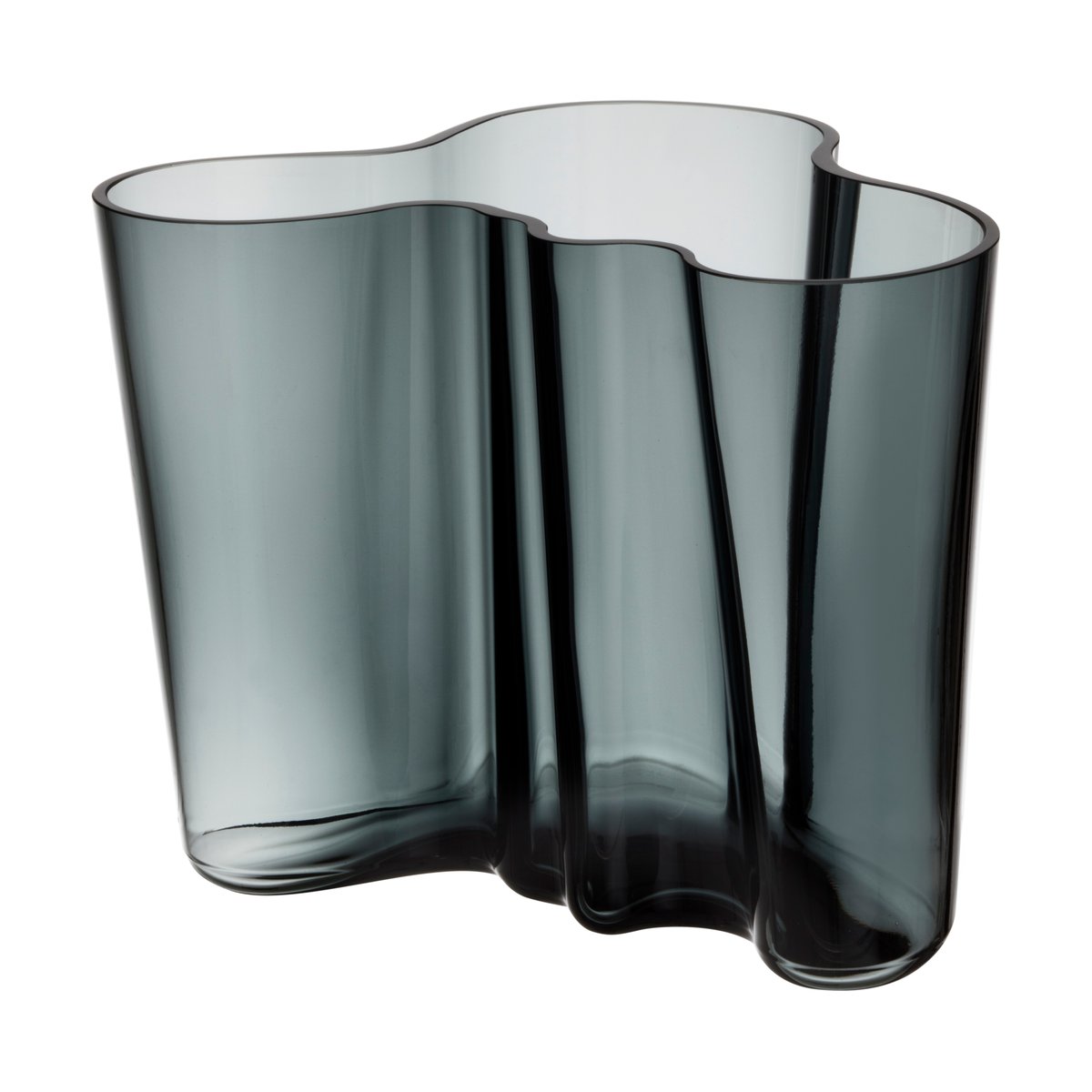 Iittala Aalto maljakko tummanharmaa 160 mm