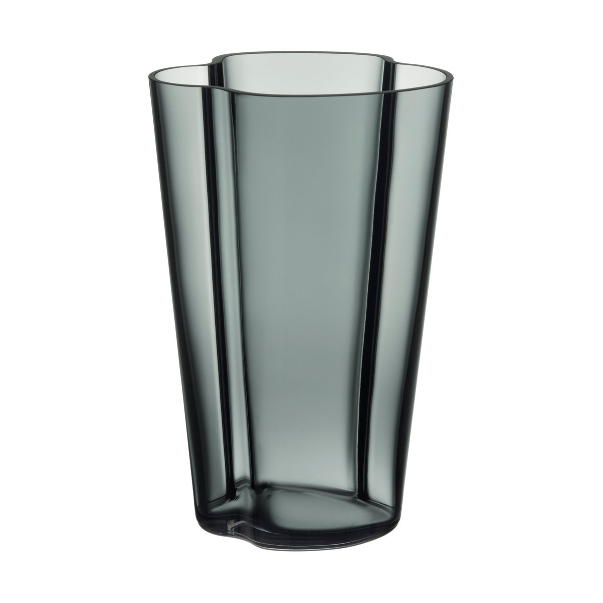 Iittala Aalto maljakko tummanharmaa 220 mm