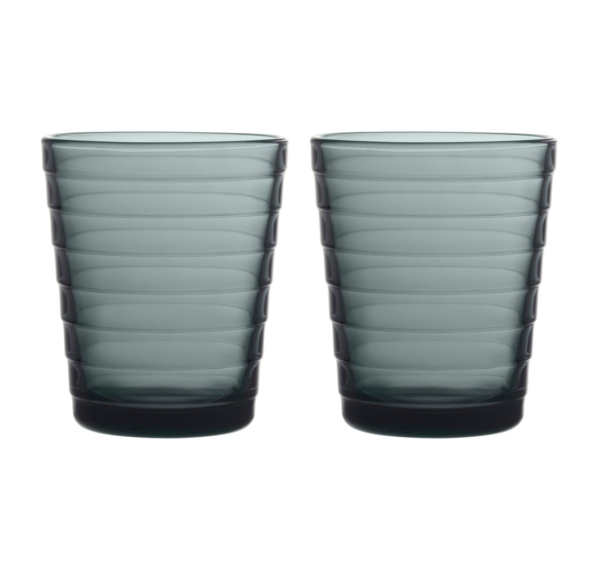 Iittala Aino Aalto juomalasi 2 kpl 22 cl Tummanharmaa