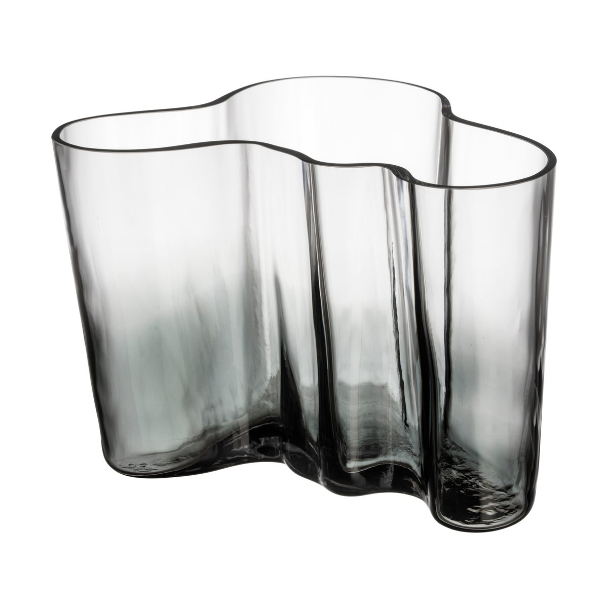 Iittala Alvar Aalto vaasi Limited Edition 140 mm Kirkas-tummanharmaa