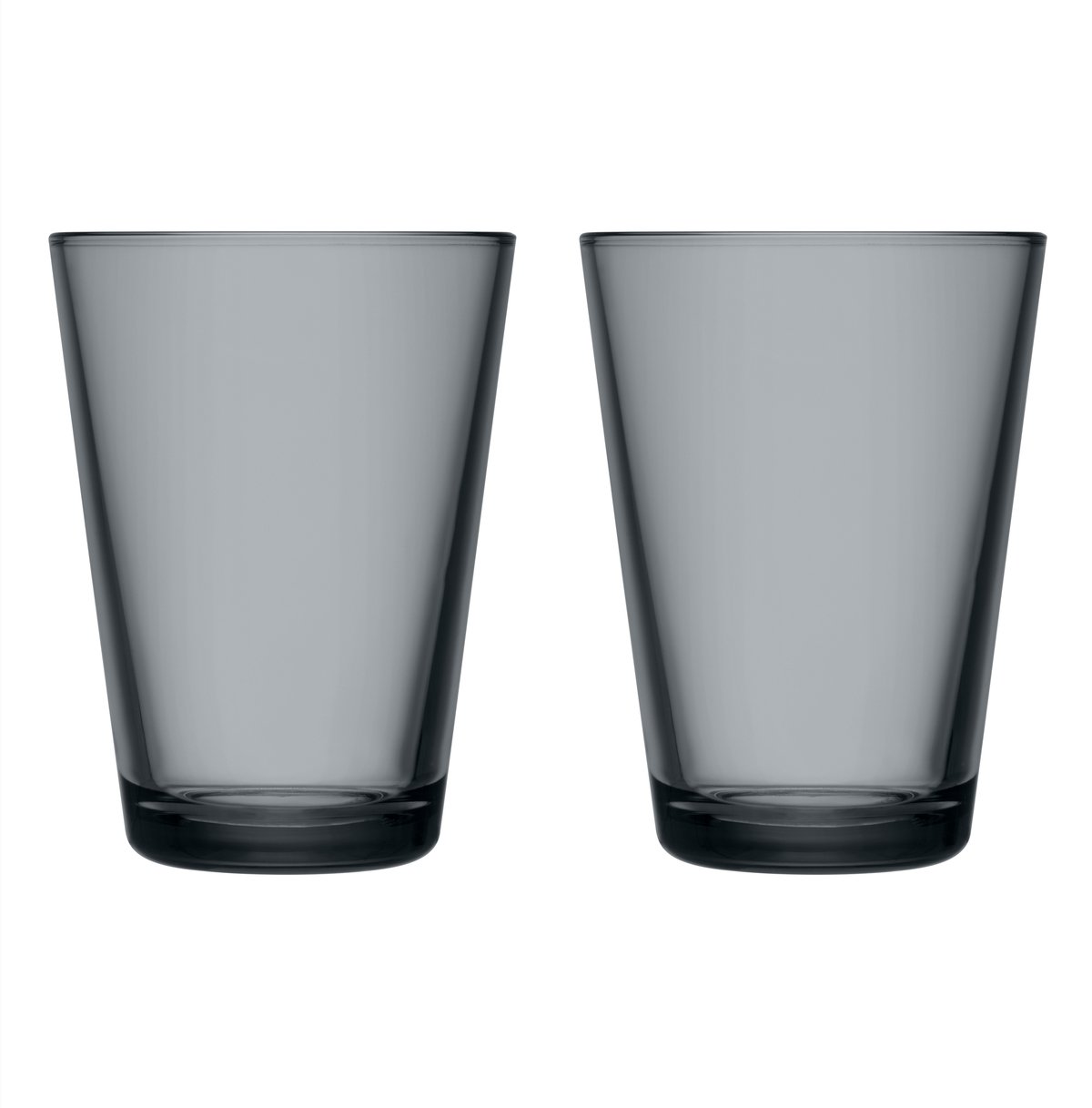 Iittala Kartio juomalasi 40 cl 2 kpl Tummanharmaa