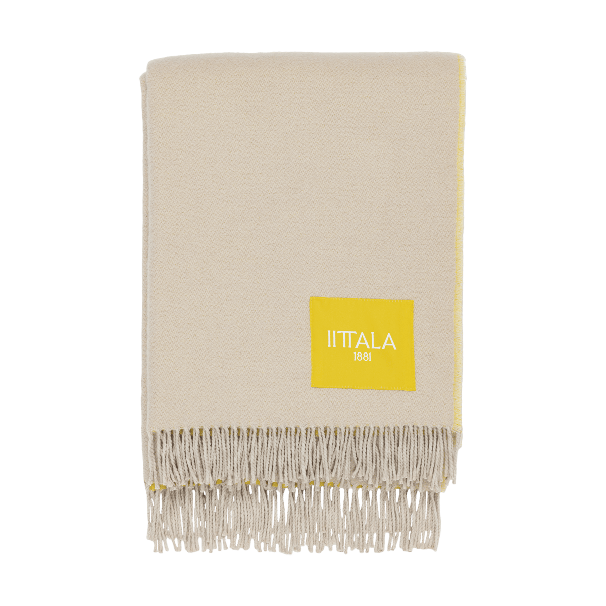 Iittala Play huopa 130×180 cm Beige-keltainen