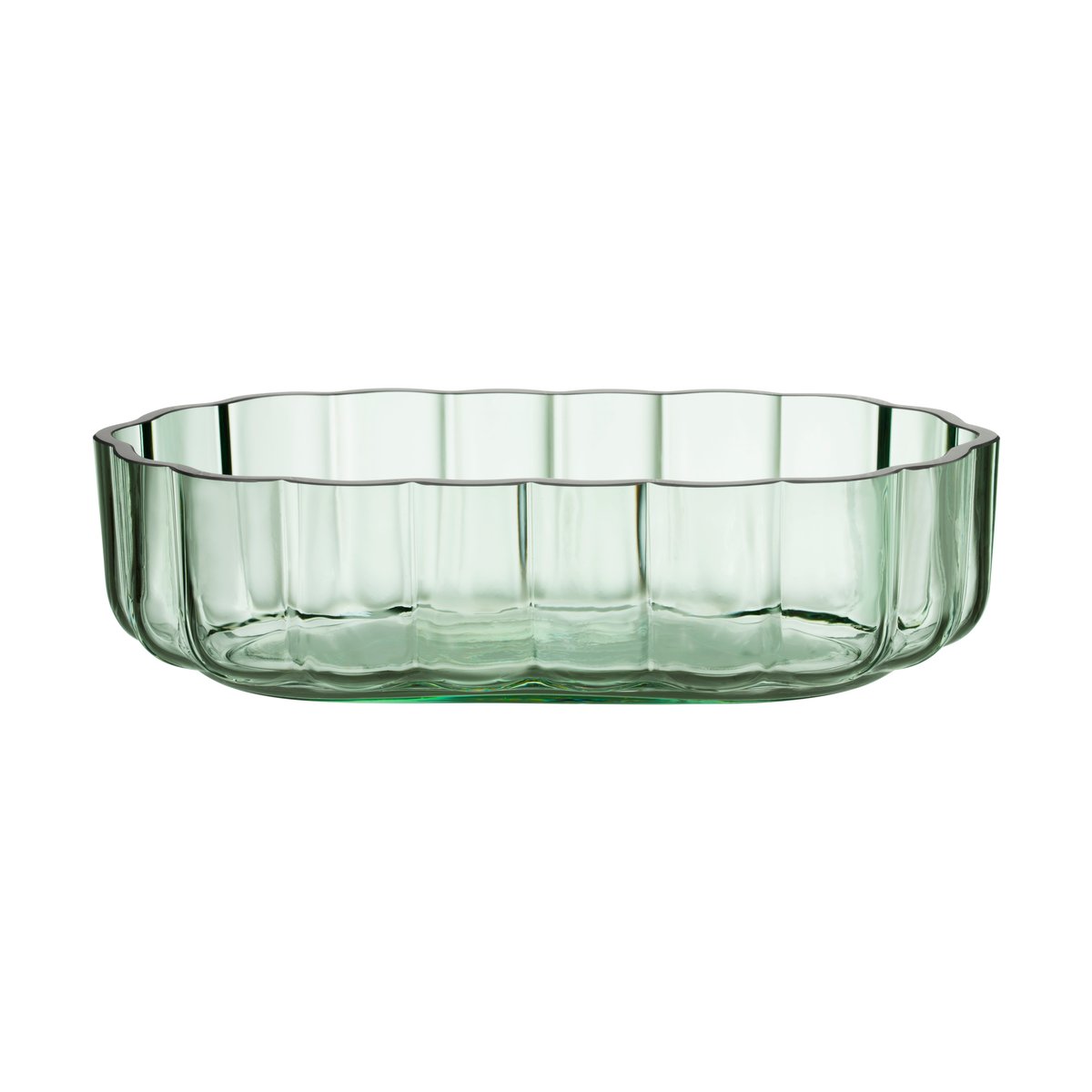 Iittala Play lasikulho matala 50 mm Vaaleanvihreä