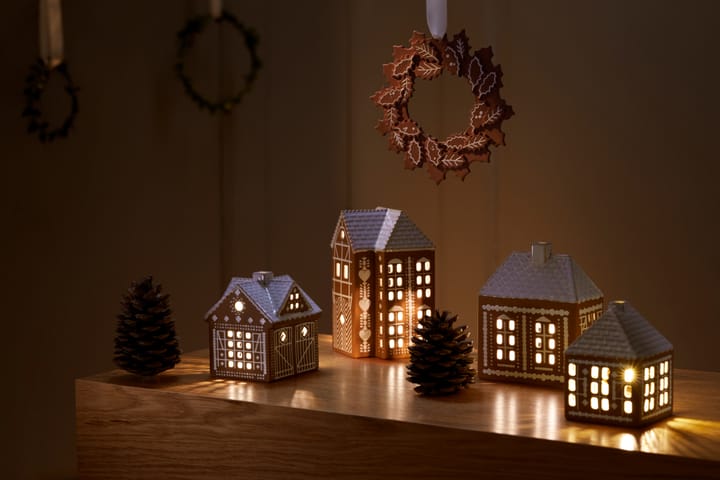 Gingerbread joulukranssi Ø18.5 cm - Ruskea - Kähler