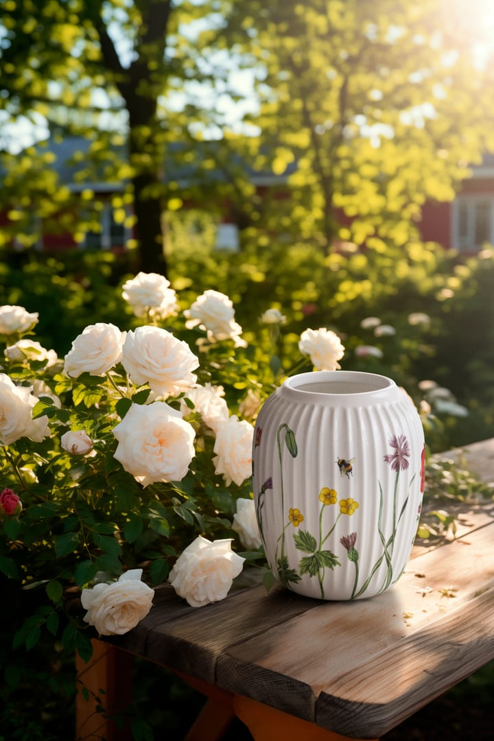 Hammershøi Summer maljakko 21 cm, Villit kukat Kähler