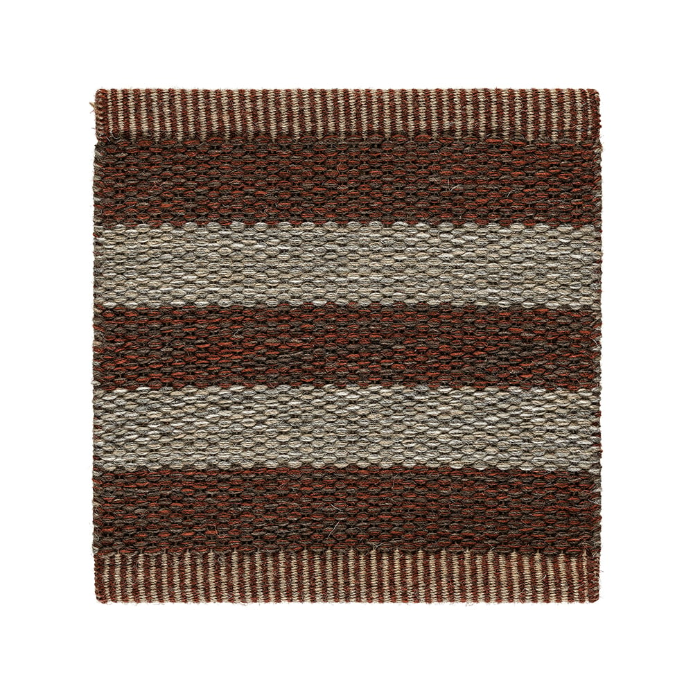 Kasthall Narrow Stripe Icon -matto Red clay 240 x 160 cm