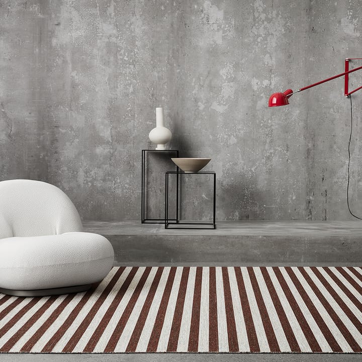 Narrow Stripe Icon -matto, Red clay 240 x 160 cm Kasthall